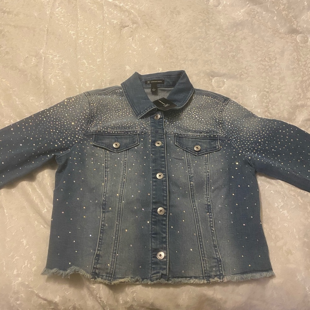 Diamond jean jacket
